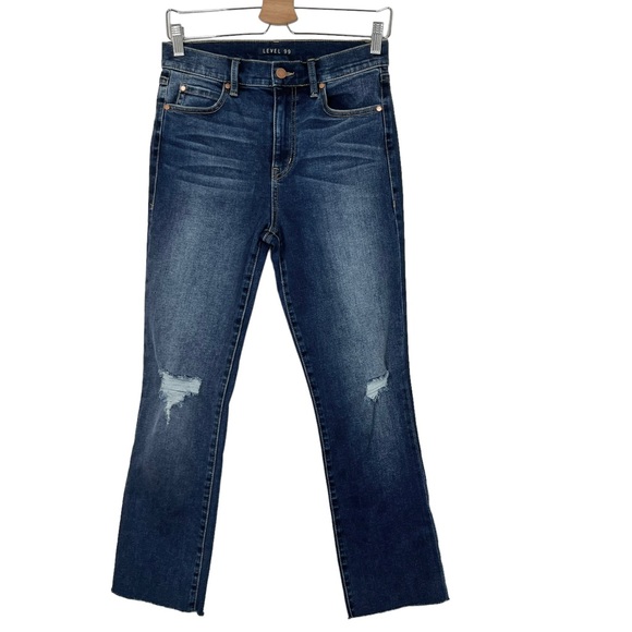 Level 99 High Rise Straight Crop Jeans - Picture 4 of 12